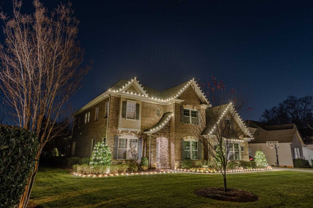 Professional Residential Christmas Light Installation in Braselton